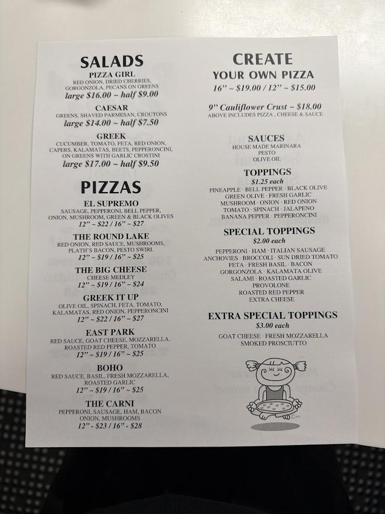 Pizza Girl Menu image 3